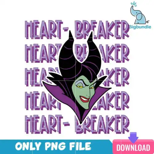 VLT23122309-Heart Breaker Maleficent PNG