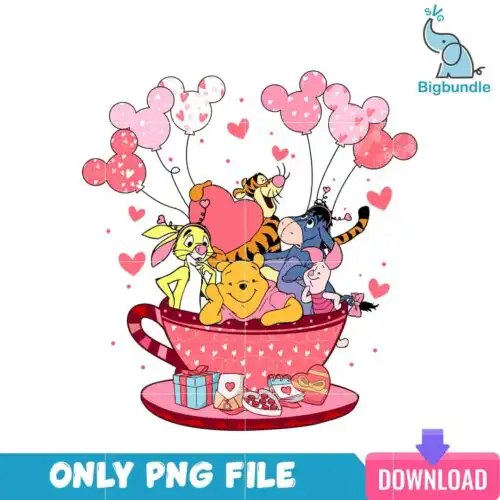 VLT231223119-Pooh Valentines PNG