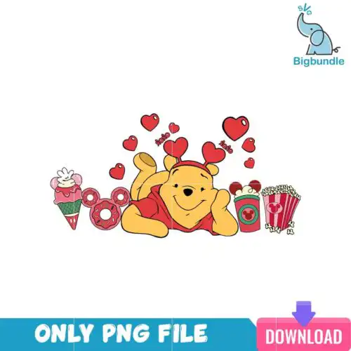 VLT231223130-Pooh Valentine PNG