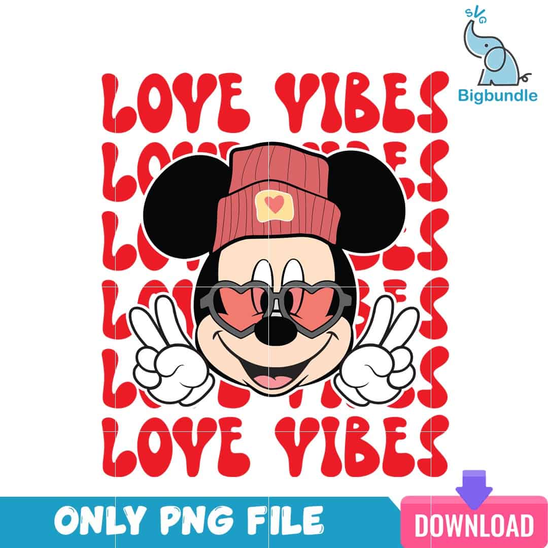 VLT23122319 MickeyLoveVibesPNG