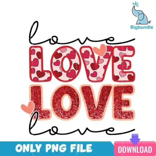 Love love Valentine PNG