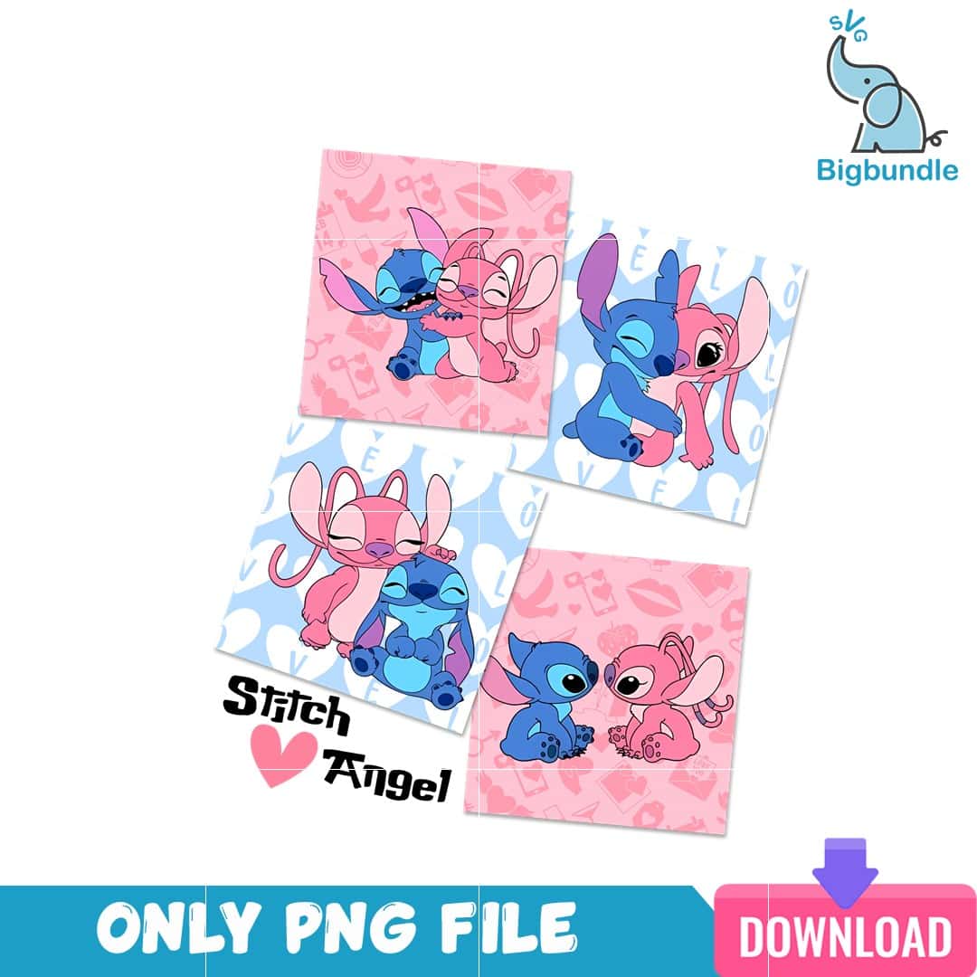 VLT23122369 StitchLoveAngelPNG