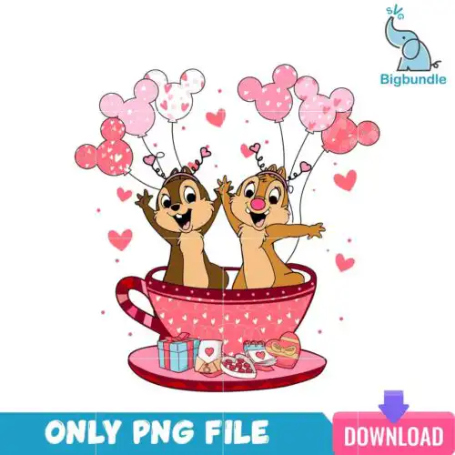 VLT23122377-Chip And Dale Love PNG