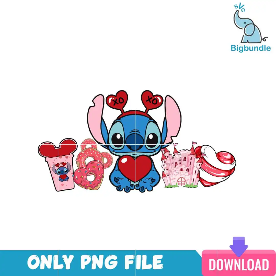 vlt23122384-stitchvalentinepng.png Stitch valentine xoxo png