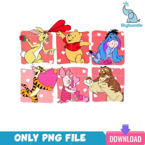 VLT23122392-Winnie The Pooh Love PNG