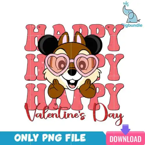 VLT25122312-Chip Happy Valentine PNG
