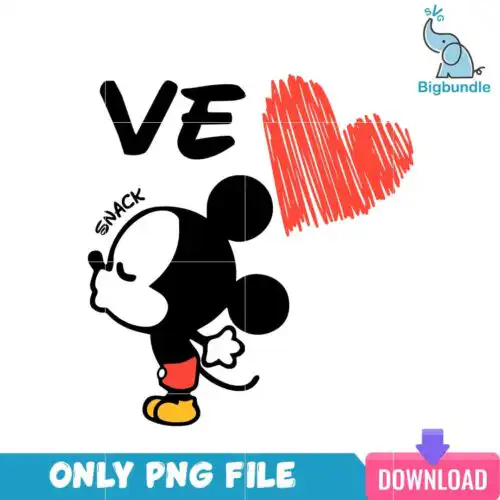 VLT25122339-Mickey Love Snack PNG