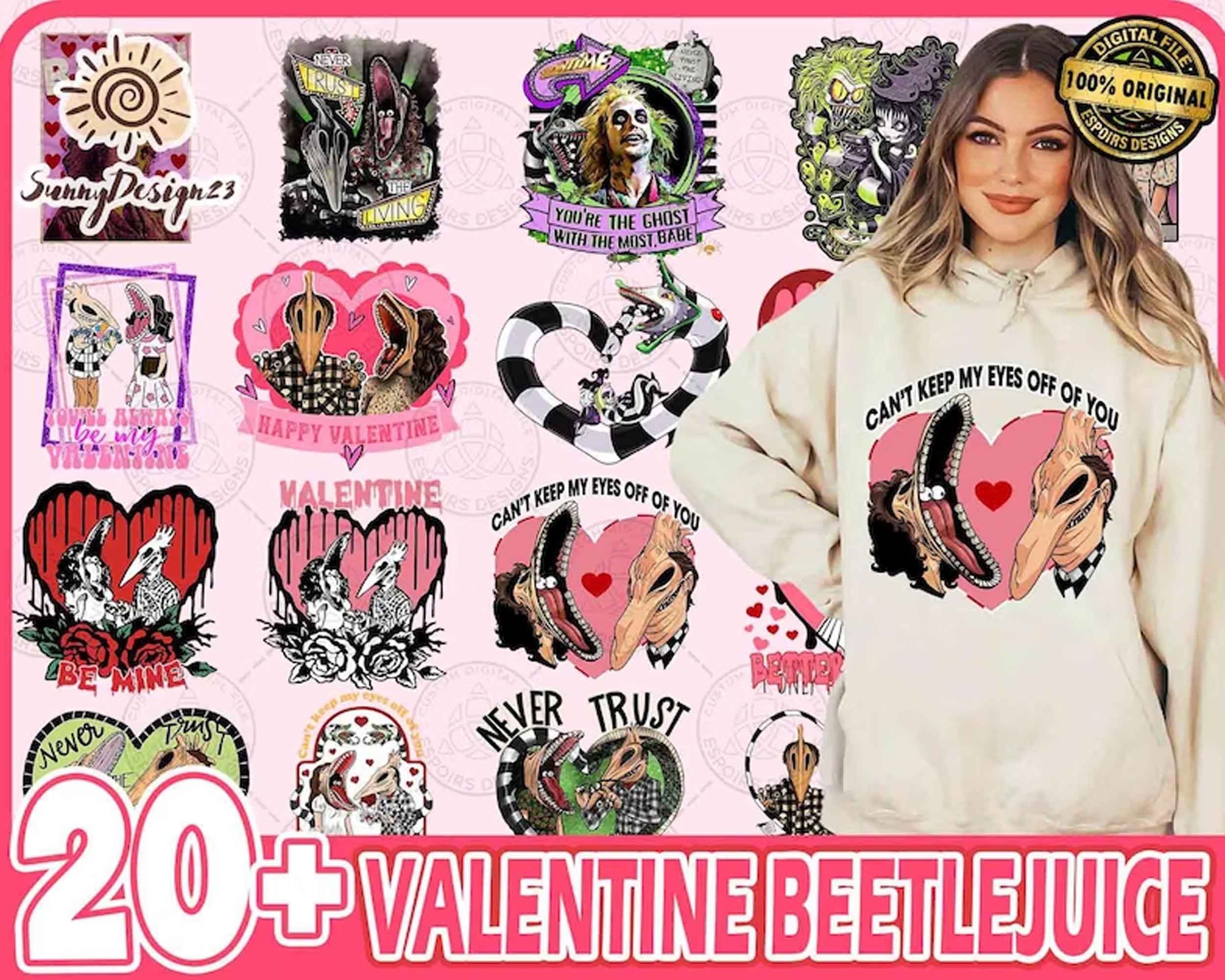 20+ Valentine Beetlejuice Png Bundle, Adam and Barbara Valentine Bundle, Valentine Movie Png, Never Trust The Living Png, Digital Download