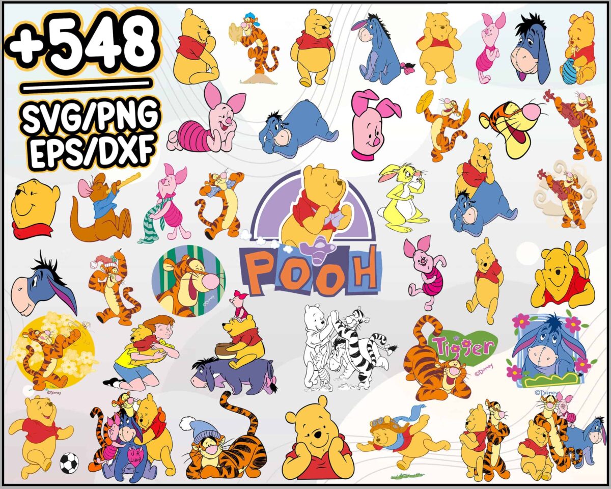 Winnie the Pooh SVG Bundle