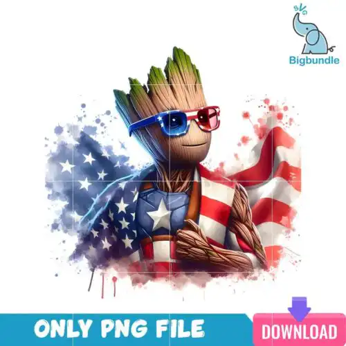 Groot American 4th Of July PNG