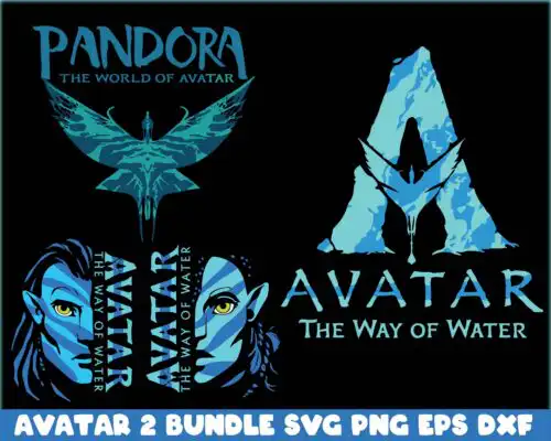 avatar2bundle5.99.jpg Avatar The Way of Water bundle, Avatar 2 SVG, png, eps, dxf, Digital download