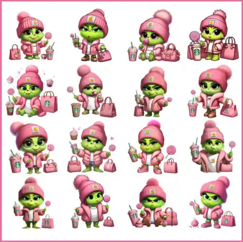 babygrinchpinkbundle.jpg Baby grinch png, Boujee Grinch, cute grinchmas png