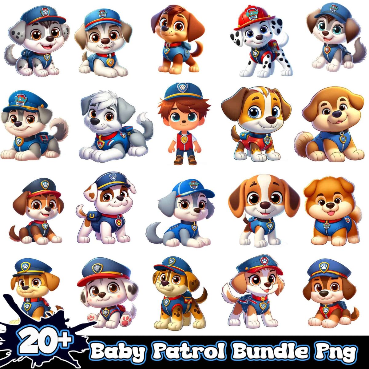 babypatrolpngbundle