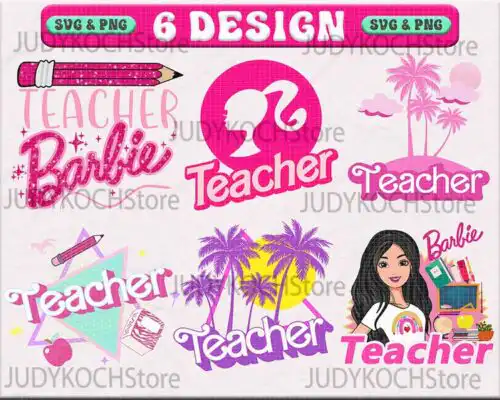 6+ New Barbie back to School Bundle svg, Instant download