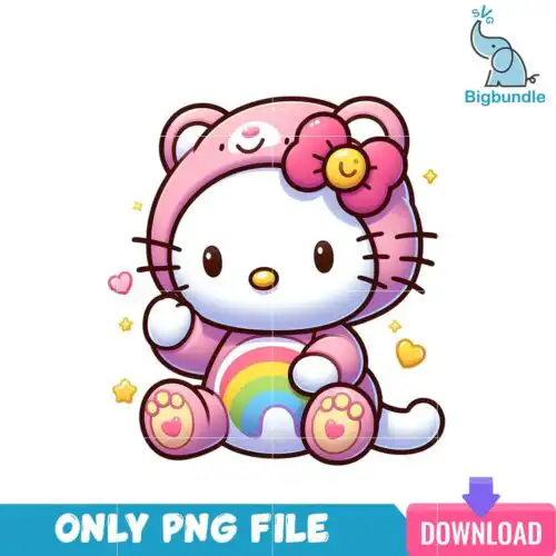 bear5.png Hello Kitty Nude Pink Care Bear PNG