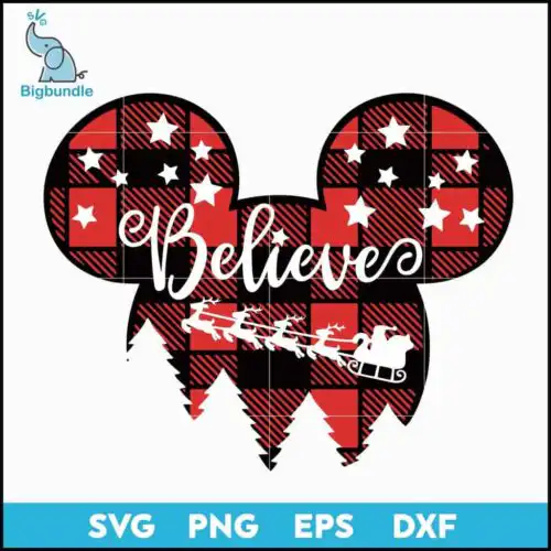 Believes christmas svg, Christmas svg, png, dxf, eps digital file