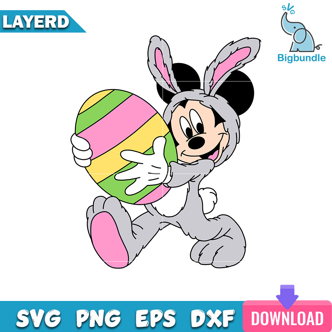 Easter Bunny Mickey Svg, Mickey Svg, Disney Svg, SG20062317