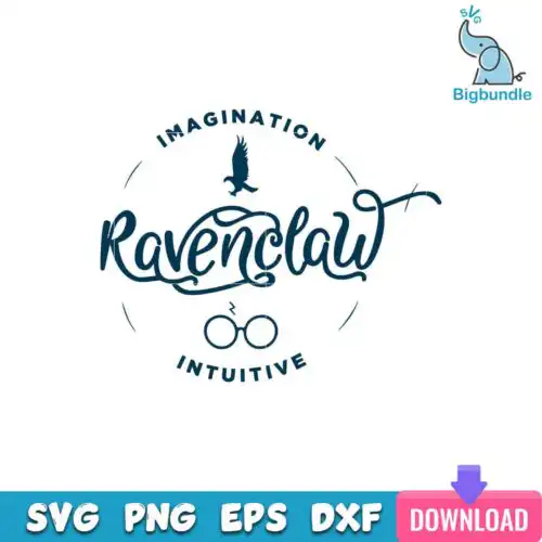 Imagination Ravenclau Intuitive Svg, Harry Potter Svg, SG08072346