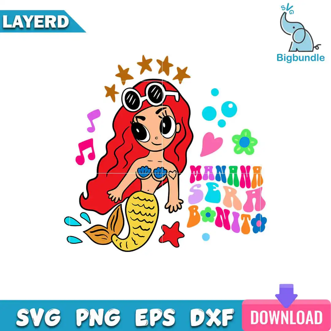 bigbundle-karol-g-sirena.jpg Karol G Sirenita Svg, Sirenita Mermaid Svg, Karol G Svg, SG20062332