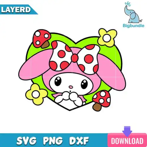 bigbundle-My-Melody.jpg My Melody Svg, Hello Kitty Svg, Sanrio Svg, Instant Download, SG19062332