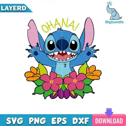 bigbundle-Ohana-Alien.jpg Stitch Ohana Svg, Ohana Svg, Stitch Svg, Disney Svg, SG20062345