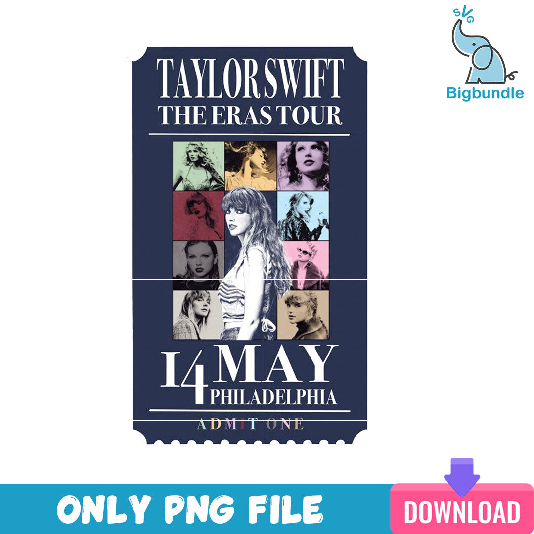 Music Concert Ticket Taylor Swift The  Eras Tour Png, Taylor Swift Png, SG08072393