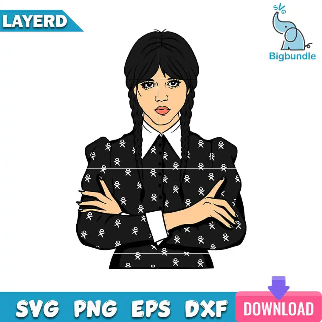 bigbundle-wednesday-addams.jpg Wednesday Addams Svg, Wednesday Family Svg,