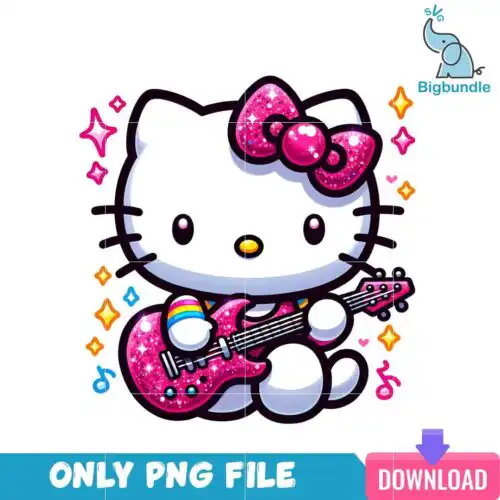 blink10.png Hello Kitty Blink Guitar PNG