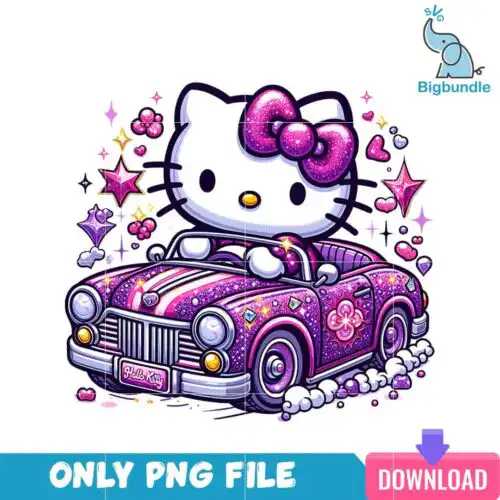 blink21.png Hello Kitty Blink Purple Car PNG