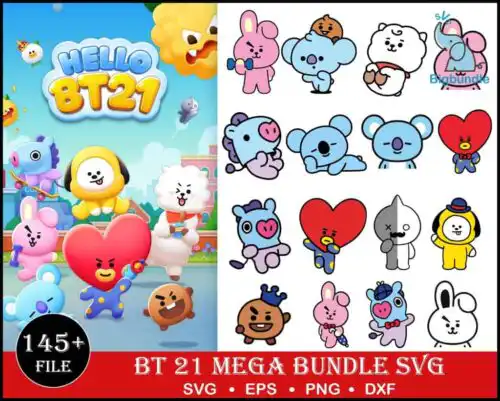 Bt 21 svg bundle 150+ svg, png, dxf, pdf