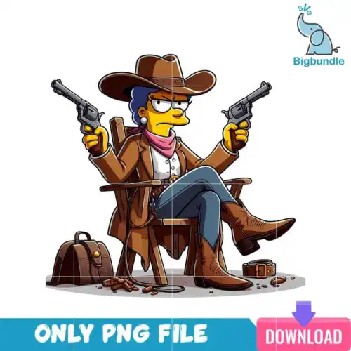 cartooncowboy_17.png Marge Cartoon Cowboy Era PNG