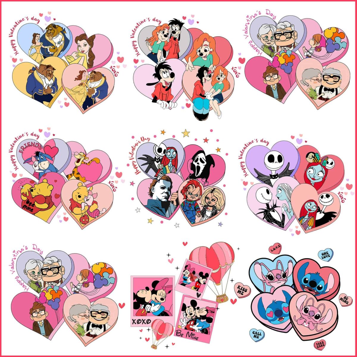 cartoonvalentinepngbundle