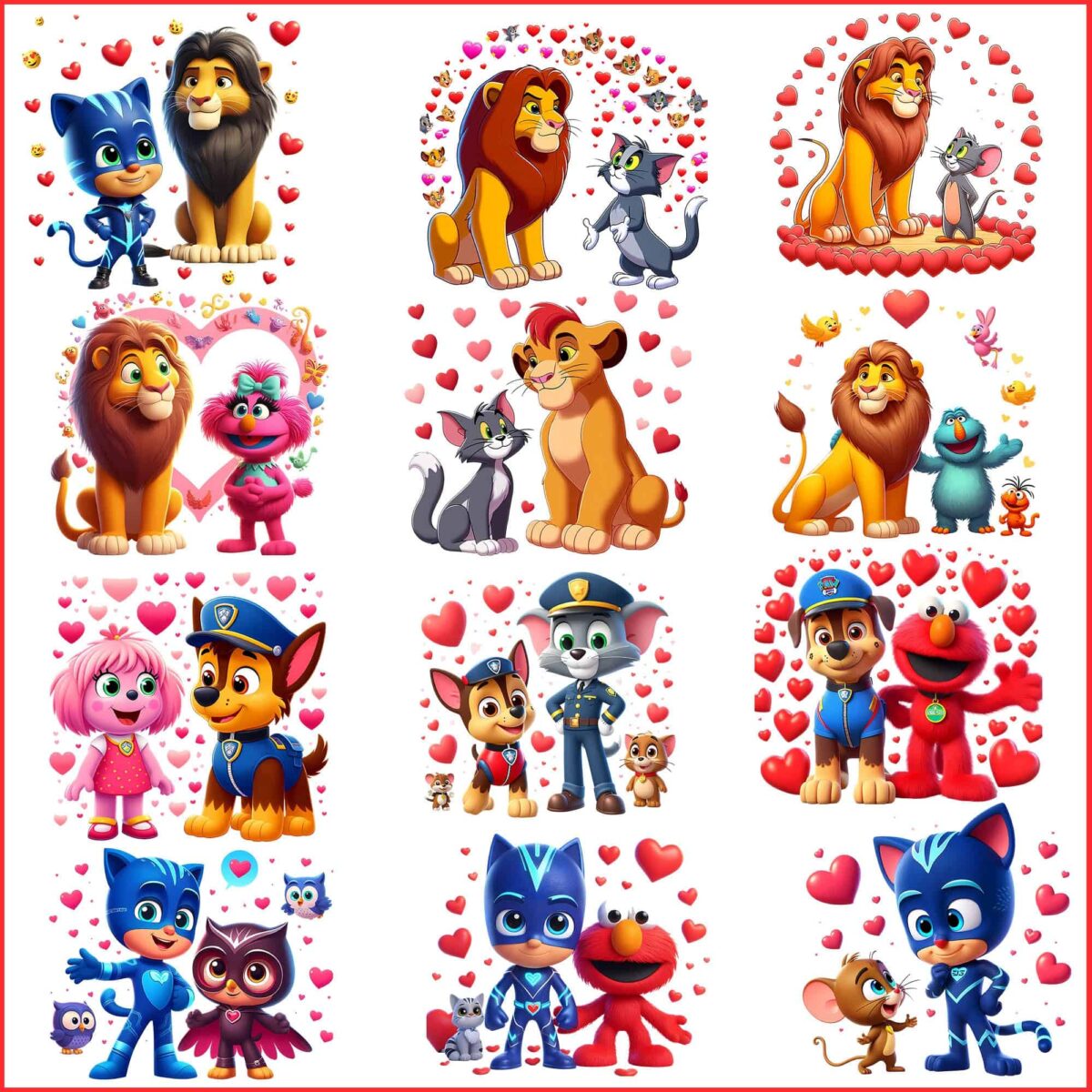 cartoonvalentinepngbundle2