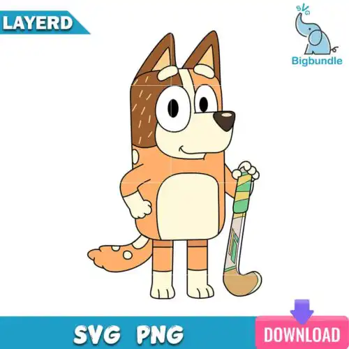 Chilli bluey svg, bluey svg, digital download.
