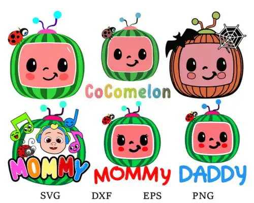 Cocomelon Svg, Cocomelon Clipart, Cocomelon Bundle