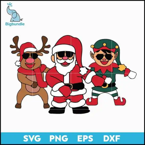 Dabbing christmas svg, Christmas svg, png, dxf, eps digital file