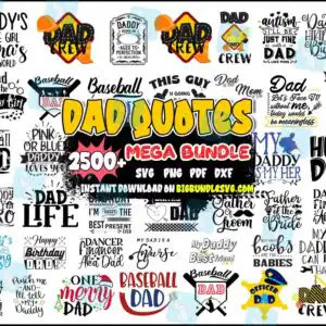 dadbundle2500_a1e579c5-e279-4197-a67d-88105baa0698.jpg Collage preview of dad quotes bundle with bold typography and icons on white