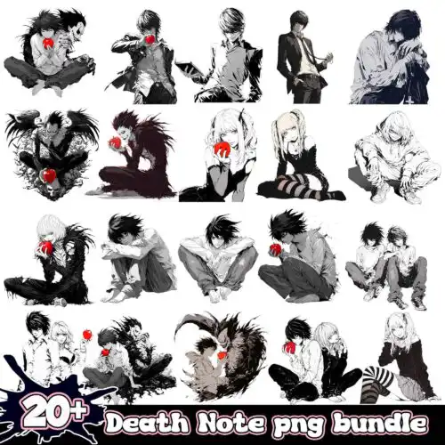 deathnotepngbundle.jpg Death Note Bundle 20+ PNG