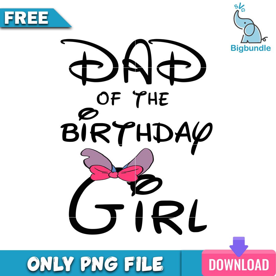 Day of the birthday girl png, disney png, Digital download.