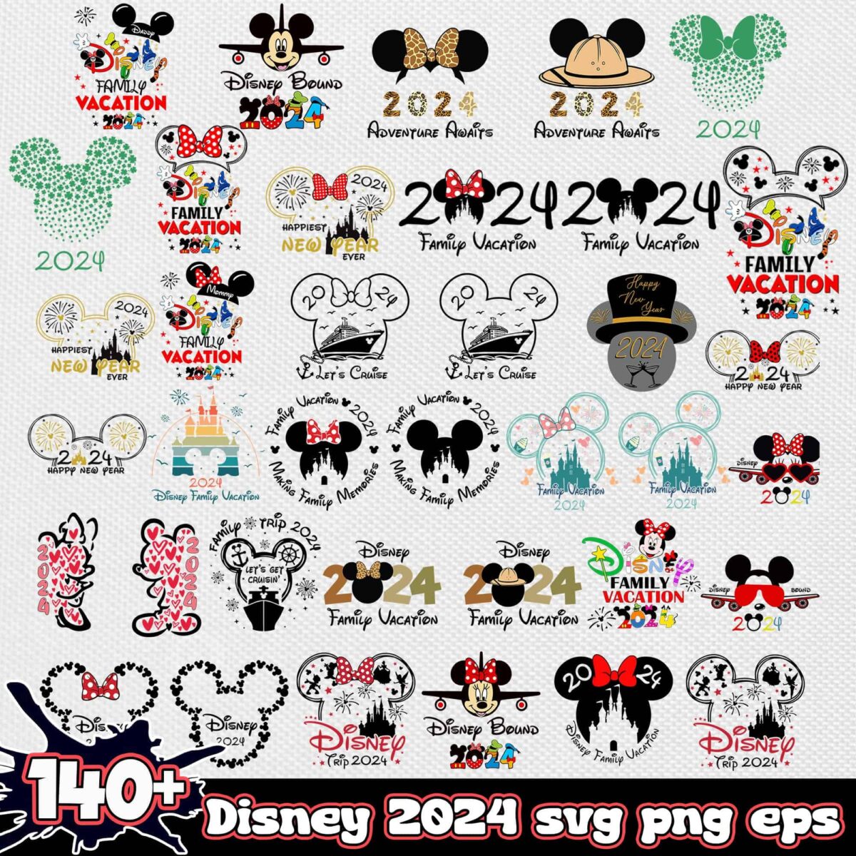 disneyfamily2024bundlesvg