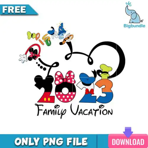 Minnie family vacation png, disney png, Digital download.