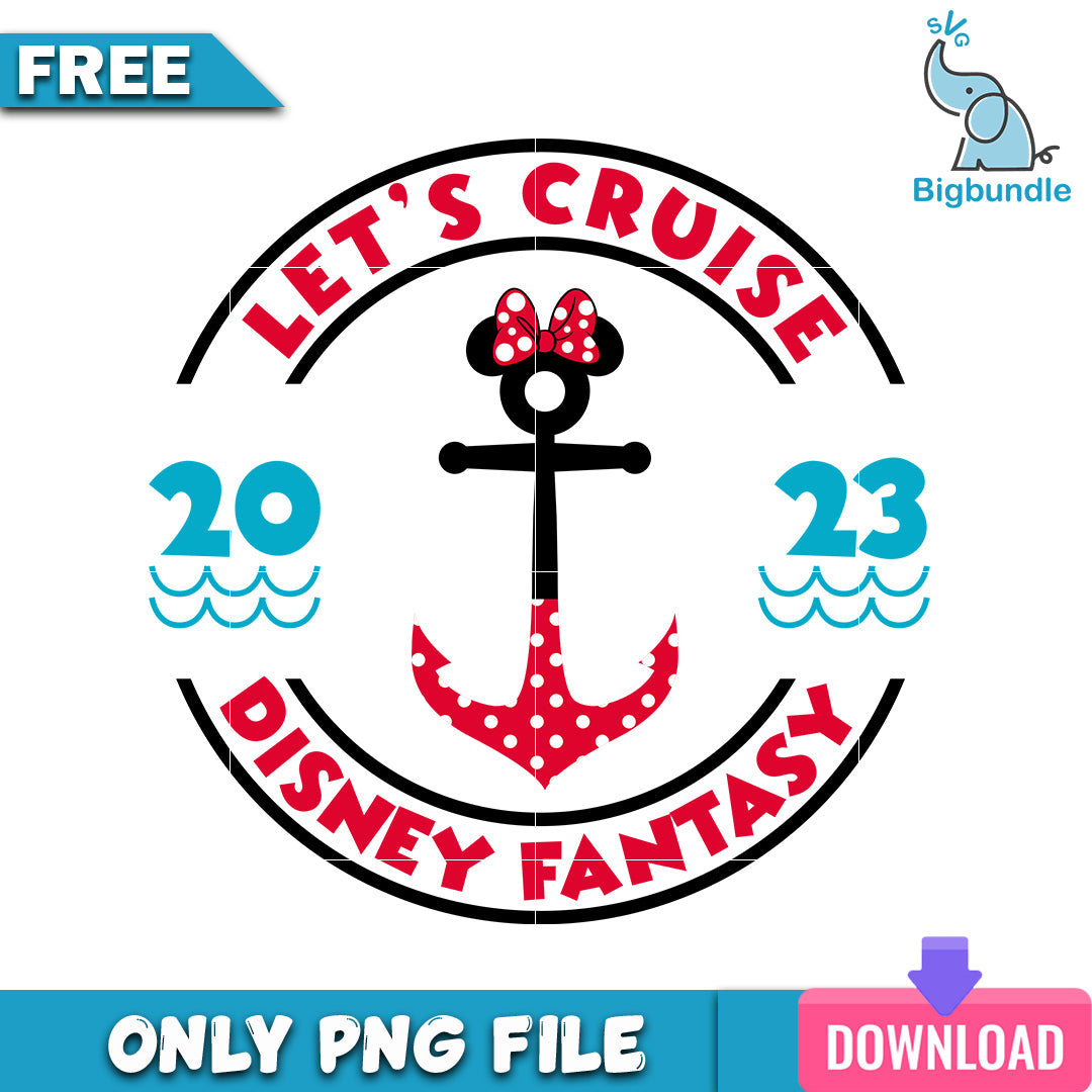 Lets cruise disney fantasy png, disney png, Digital download.