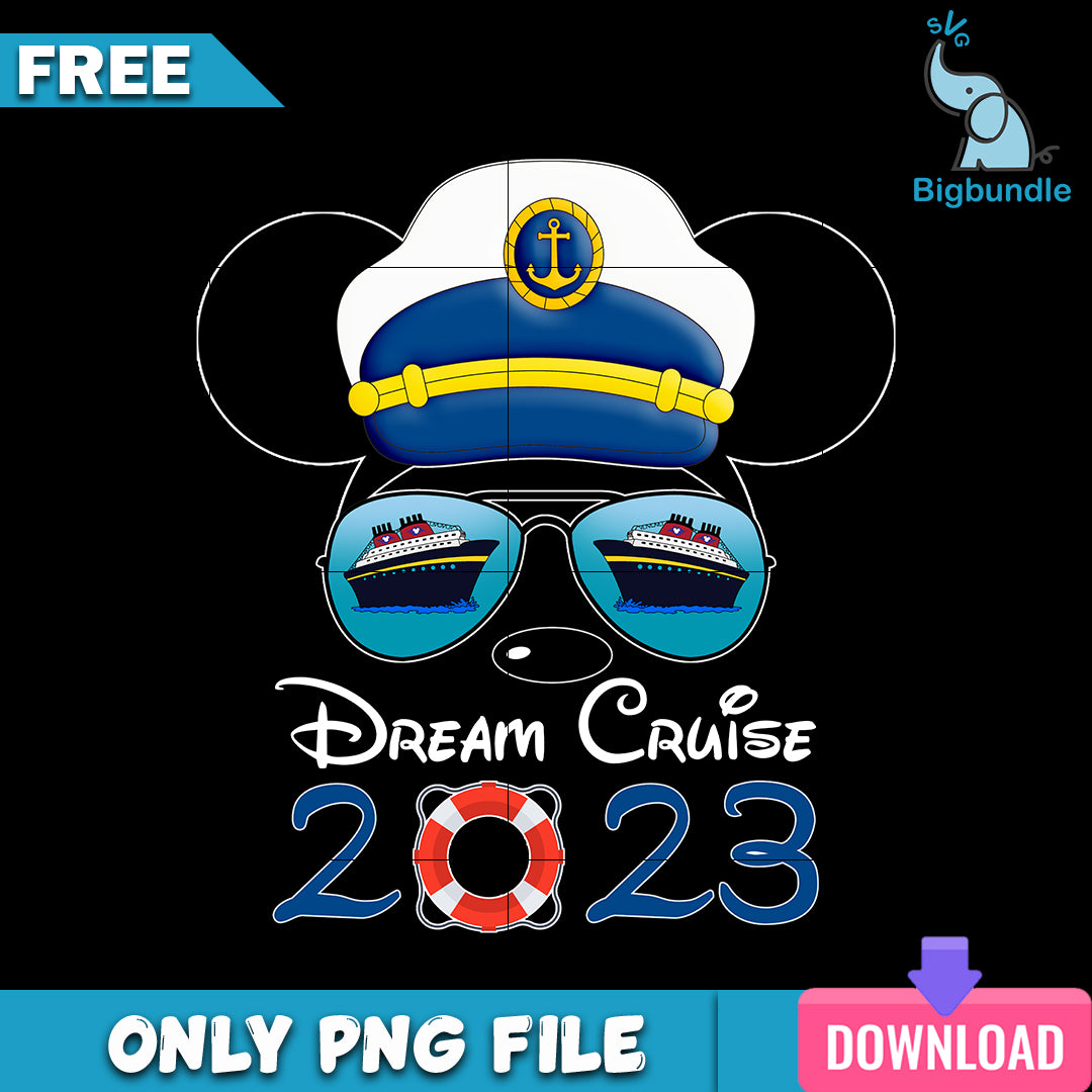 Dream cruise 2023, disney png, Digital download.