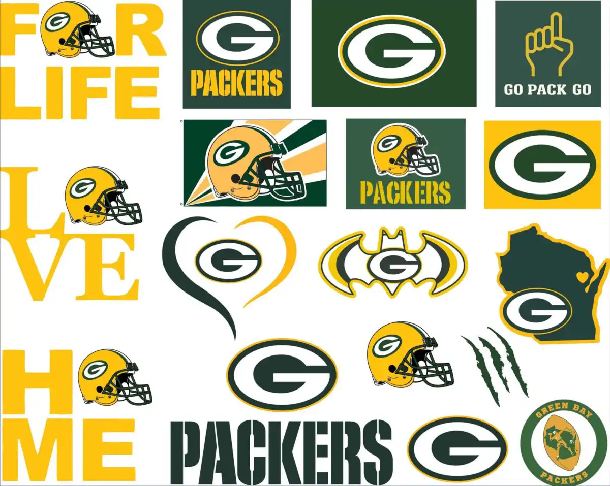 Green Bay Packers bundle svg, Packers svg, Nfl svg, png, dxf, eps digital file