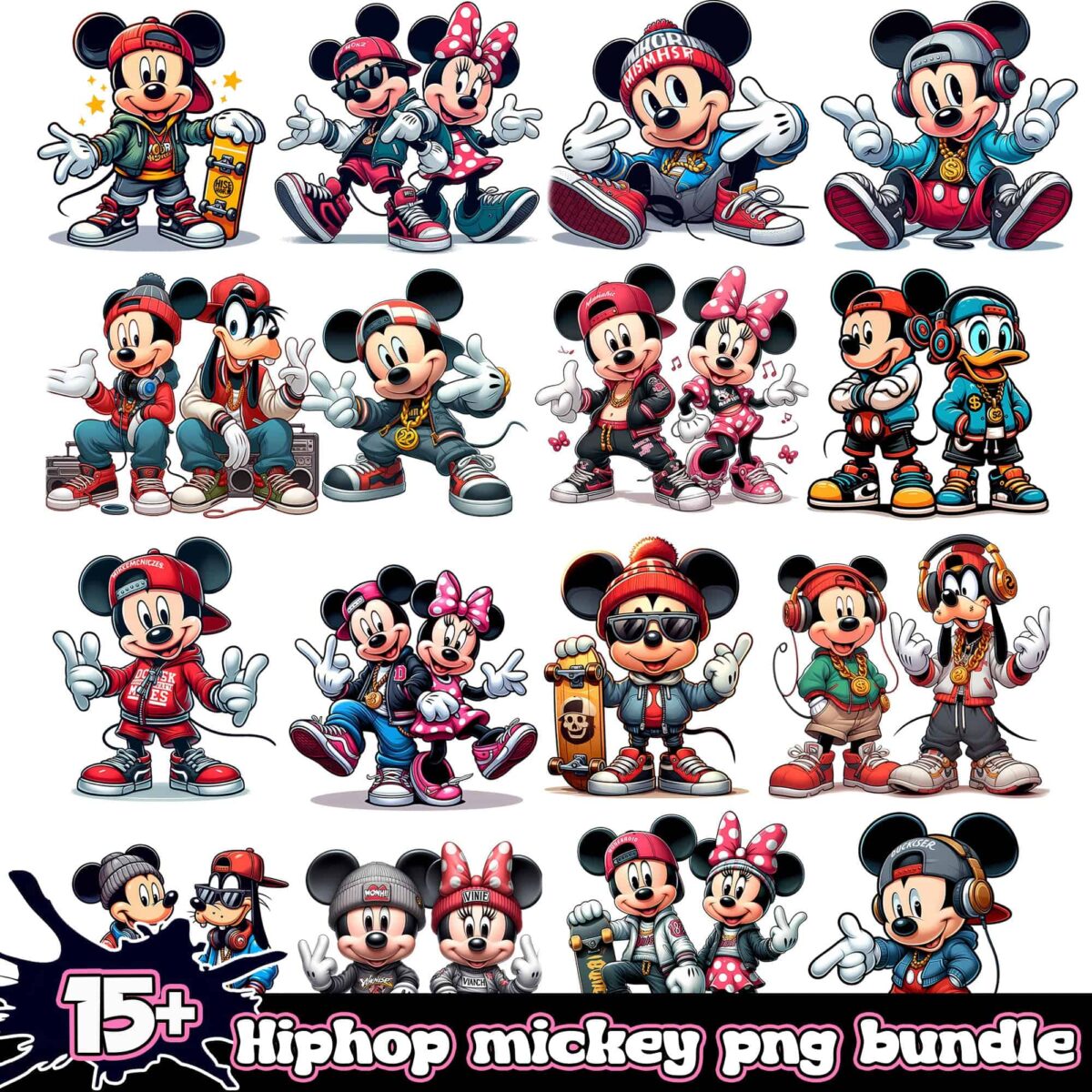 hiphopmickeypngbundle