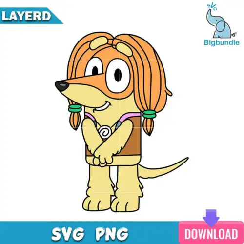 Indy svg, bluey svg, bluey dog.