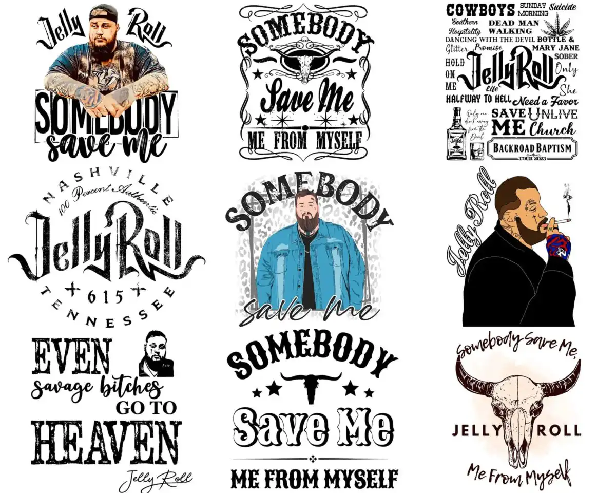 jellyrollbundlepng5.99.jpg Jelly Roll Png, Somebody Save Me Png, Jelly Roll 2023 Tour Png