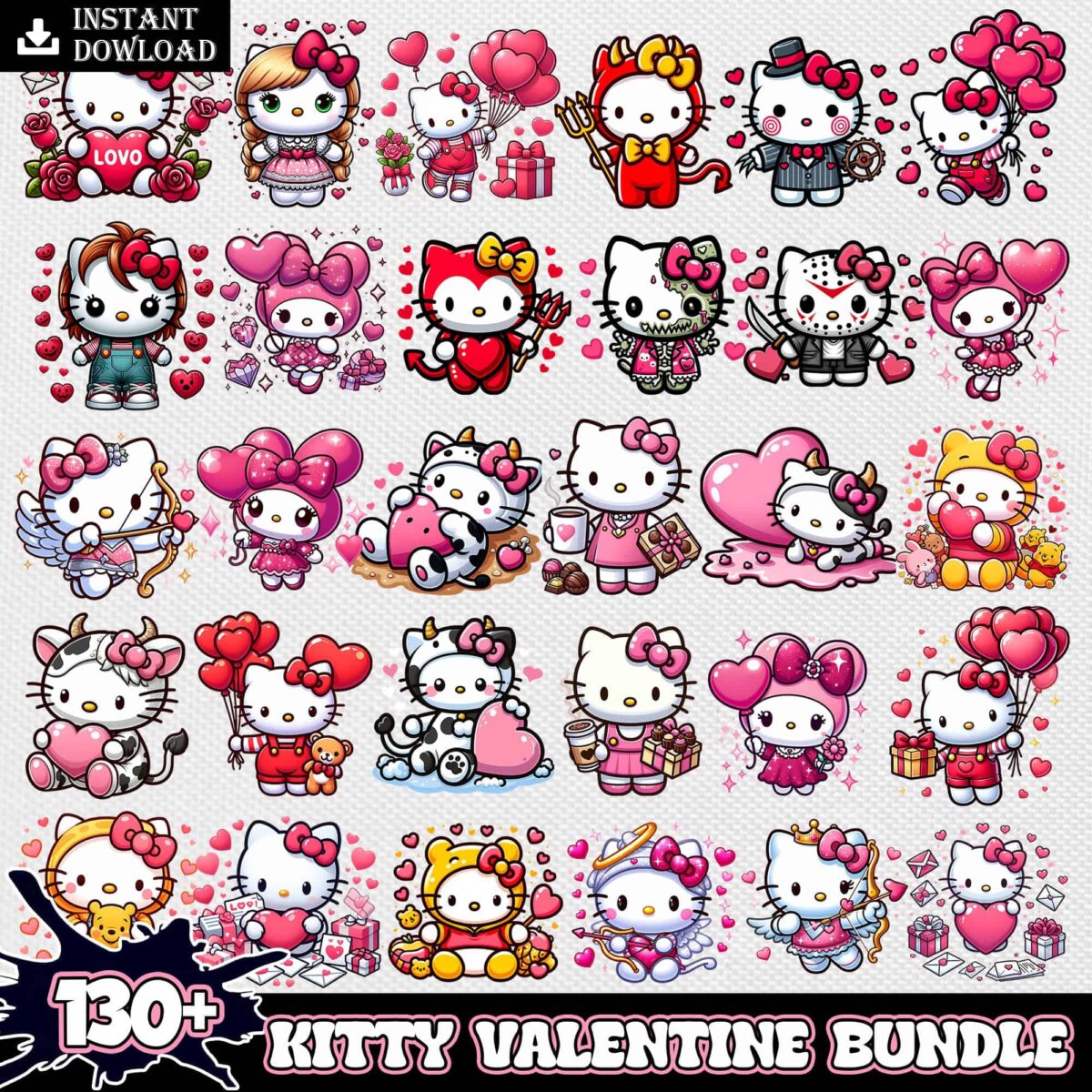 kittyvalentinepngbundle