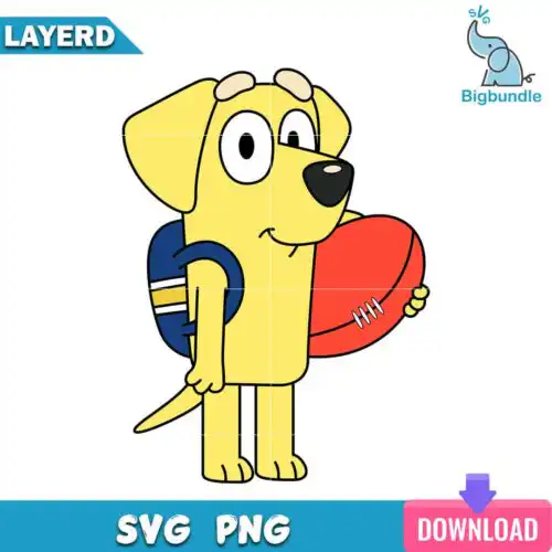 Lucky svg, bluey svg, bluey dog.