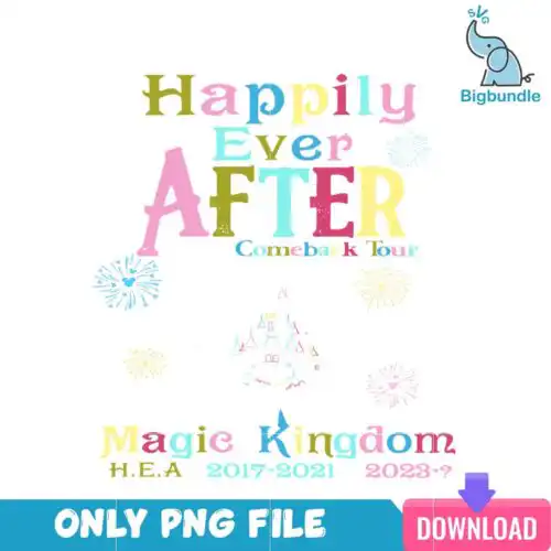 Happily Ever After At Magic Kingdom PNG
